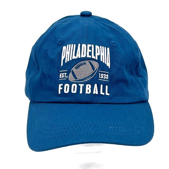 Philadelphia (Eagles) Football Embroidered Adjustable Green Cap Flop Hat - Picture 1 of 11